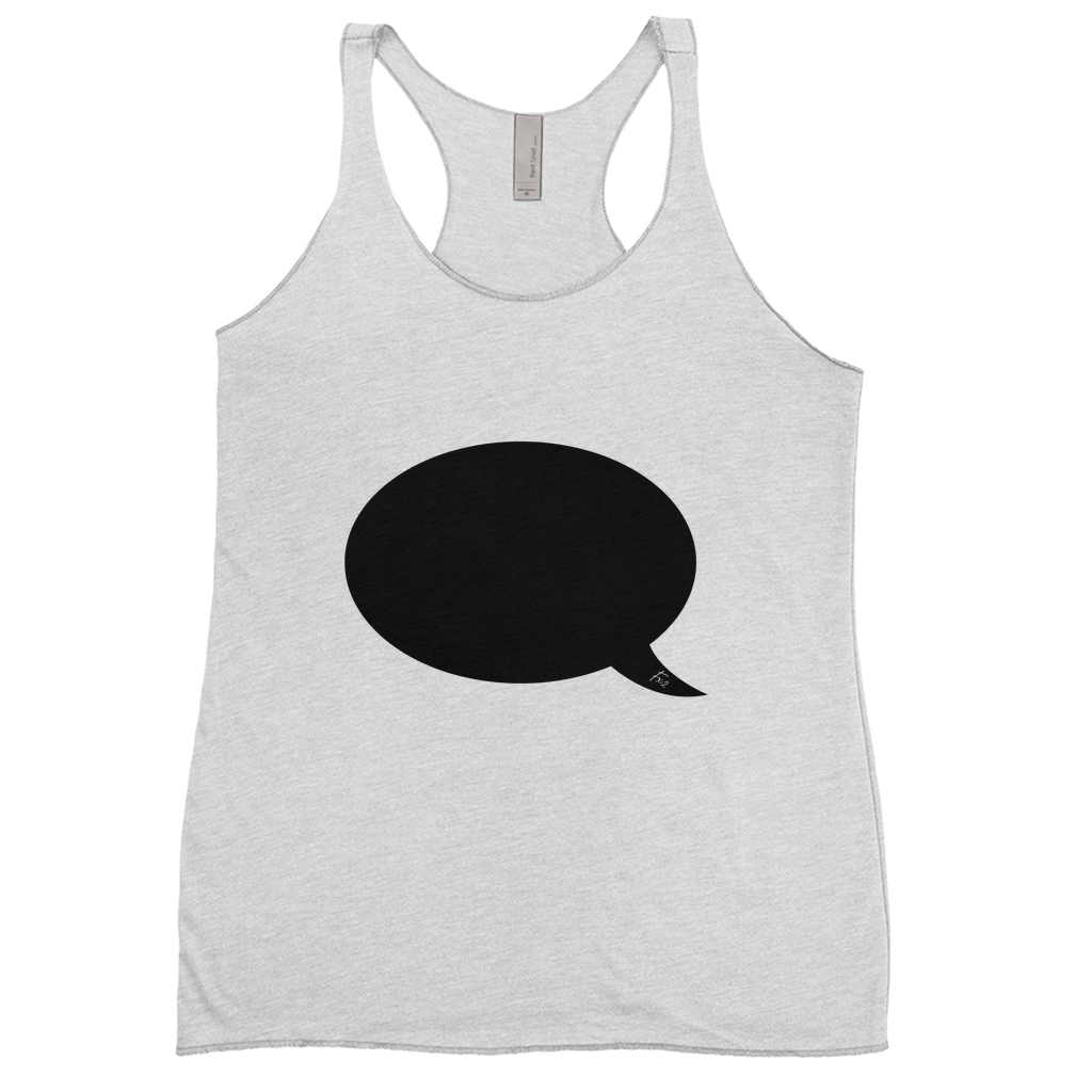 She Speaks Tank Tops--Thin Straps